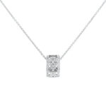 [Eternal Jewelry]PARENTESI NECKLACE SILVER DIAMOND - Image 2