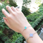 [Eternal Jewelry]BUTTERFLY TURQUOISE BUTTERFLY BRACELET SILVER - Image 8