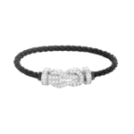 [Eternal Jewelry]CHANCE LARGE 8 FIGURE BUCKLE FULL DIAMOND BRACELET SILVER - Image 8