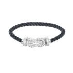 [Eternal Jewelry]CHANCE LARGE 8 FIGURE BUCKLE FULL DIAMOND BRACELET SILVER - Image 3