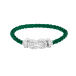 [Eternal Jewelry]CHANCE LARGE 8 FIGURE BUCKLE FULL DIAMOND BRACELET SILVER - Image 13