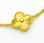 [Eternal Jewelry]CLOVER BRACELET 5 MOTIFS GOLD DIAMOND - Image 3