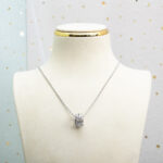 [Eternal Jewelry]PARENTESI NECKLACE SILVER DIAMOND - Image 4
