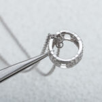 [Eternal Jewelry]PARENTESI NECKLACE SILVER DIAMOND - Image 5