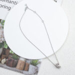 [Eternal Jewelry]PARENTESI NECKLACE SILVER DIAMOND - Image 7