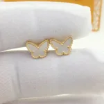 [Eternal Jewelry]SWEET BUTTERFLY MOP EARSTUDS - Image 4