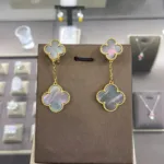 [Eternal Jewelry]CLOVER 2 MOTIFS  EARRINGS (MULTIPLE CHOICESC - Image 5