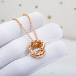 [Eternal Jewelry]SERPENTI PINK GOLD NECKLACE DIAMOND - Image 3