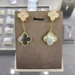 [Eternal Jewelry]CLOVER  2 MOTIFS  DIAMOND  EARRINGS (MULTIPLE CHOICES?¡ä - Image 5