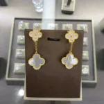 [Eternal Jewelry]CLOVER  2 MOTIFS  DIAMOND  EARRINGS (MULTIPLE CHOICES?¡ä - Image 4