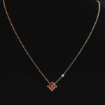[Eternal Jewelry]STAR NECKLACE PINK GOLD 1 DIAMOND - Image 5