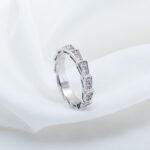 [Eternal Jewelry]SERPENTI RING SILVER DIAMOND PAVED 3MM - Image 3