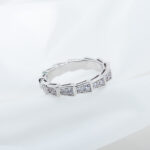 [Eternal Jewelry]SERPENTI RING SILVER DIAMOND PAVED 3MM - Image 5