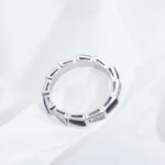 [Eternal Jewelry]SERPENTI RING SILVER  DIAMOND BLACK MOP 3MM - Image 6