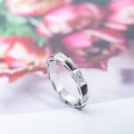 [Eternal Jewelry]SERPENTI RING SILVER  DIAMOND BLACK MOP 3MM - Image 7