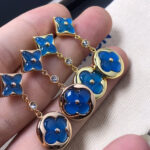 [Eternal Jewelry]STAR AND SUN AGATE DIAMOND EARRINGS