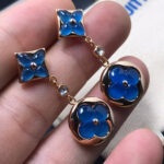 [Eternal Jewelry]STAR AND SUN AGATE DIAMOND EARRINGS - Image 2