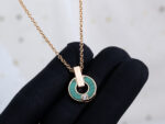 [Eternal Jewelry]GARI NECKLACE PINK GOLD MALACHITE - Image 4