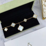 [Eternal Jewelry]MAGIC CLOVER MOP GOLD BRACELET 5 MOTIFS - Image 5
