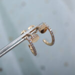 [Eternal Jewelry]JUSTE EARRINGS 12.75MM PINK GOLD DIAMOND - Image 7