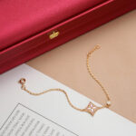 [Eternal Jewelry]STAR 1 DIAMOND PINK GOLD BRACELET - Image 3
