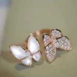 [Eternal Jewelry]TWIN BUTTERFLY DIAMOND MOP RING - Image 2