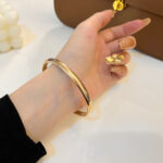 [Eternal Jewelry]PANTHERE GOLD OPEN BRACELET - Image 11