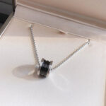 [Eternal Jewelry]ZERO 1 BLACK CERAMIC SILVER NECKLACE - Image 6