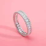[Eternal Jewelry]PERLEE DIAMOND SILVER RING - Image 2