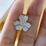 [Eternal Jewelry]CLOVER COMOS DIAMOND EARRINGS SILVER - Image 3