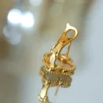 [Eternal Jewelry]CLOVER MEDIUM 1 MOTIFS  WHITE MOP STUD EARRINGS - Image 6