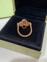 [Eternal Jewelry]CLOVER RIVERSIBLE PINK GOLD RING - Image 5
