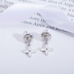 [Eternal Jewelry]VIDYLLE SILVER DIAMOND MINI DROP EARRINGS - Image 5