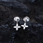 [Eternal Jewelry]VIDYLLE SILVER DIAMOND MINI DROP EARRINGS - Image 3