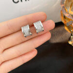 [Eternal Jewelry]ZERO 1 DIAMOND PAVED EARRINGS - Image 2