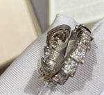 [Eternal Jewelry]SERPENTI LARGE RING SILVER DIAMOND PAVED - Image 4