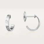 [Eternal Jewelry]LOVE EARRINGS 2.65MM SILVER - Image 2