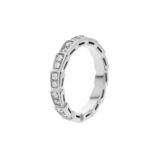 [Eternal Jewelry]SERPENTI RING SILVER DIAMOND PAVED 3MM - Image 2
