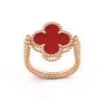 [Eternal Jewelry]CLOVER RIVERSIBLE PINK GOLD RING - Image 2