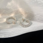 [Eternal Jewelry]CLASH SMALL HOOP EARRINGS - Image 4