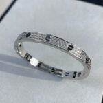 [Eternal Jewelry]LOVE BRACELET 6.1MM DIAMOND-PAVED CERAMIC - Image 7