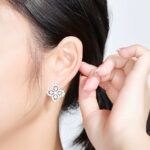 [Eternal Jewelry]LOOP EARRINGS FULL MOTIF DIAMOND 16MM - Image 10