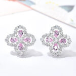 [Eternal Jewelry]LOOP EARRINGS FULL MOTIF DIAMOND 16MM - Image 5