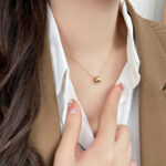 [Eternal Jewelry]BEE MINI PEDANT DIAMOND NECKLACE - Image 6