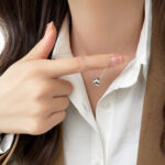 [Eternal Jewelry]BEE MINI PEDANT DIAMOND NECKLACE - Image 7