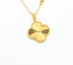 [Eternal Jewelry]CLOVER 25MM PEDANT NECKLACE GOLD - Image 4