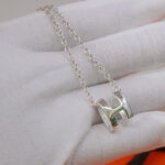 [Eternal Jewelry]HM NECKLACE H LETTER OVAL SERIES