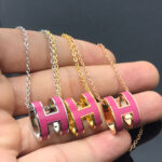 [Eternal Jewelry]H NECKLACE PINK - Image 3