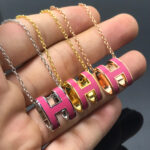 [Eternal Jewelry]H NECKLACE PINK - Image 4
