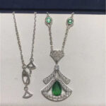 [Eternal Jewelry]DREAM NECKLACE MALACHITE DIAMOND SILVER - Image 3